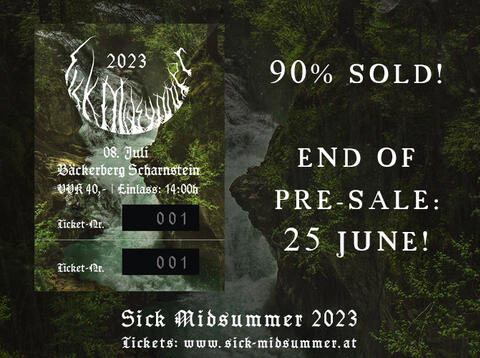 TICKETSTAND + END OF PRE-SALE ANNOUNCEMENT!