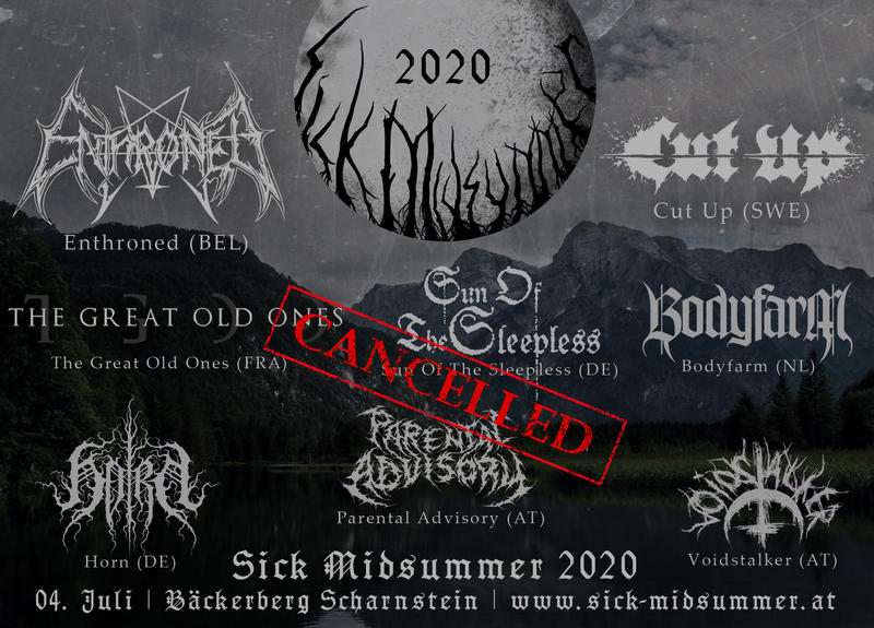 SICK MIDSUMMER 2020 - CANCELLED!